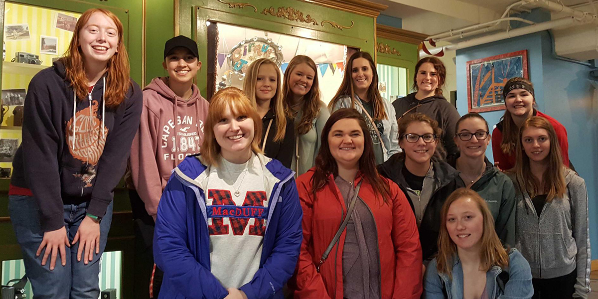 Education students at Madison Childrens' Museum