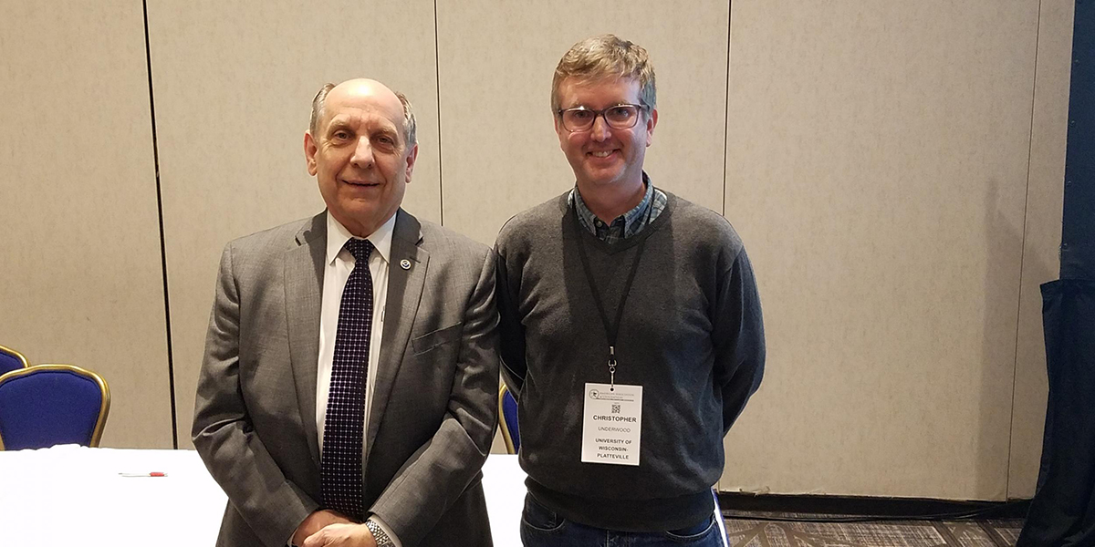 Faculty at the geography conference