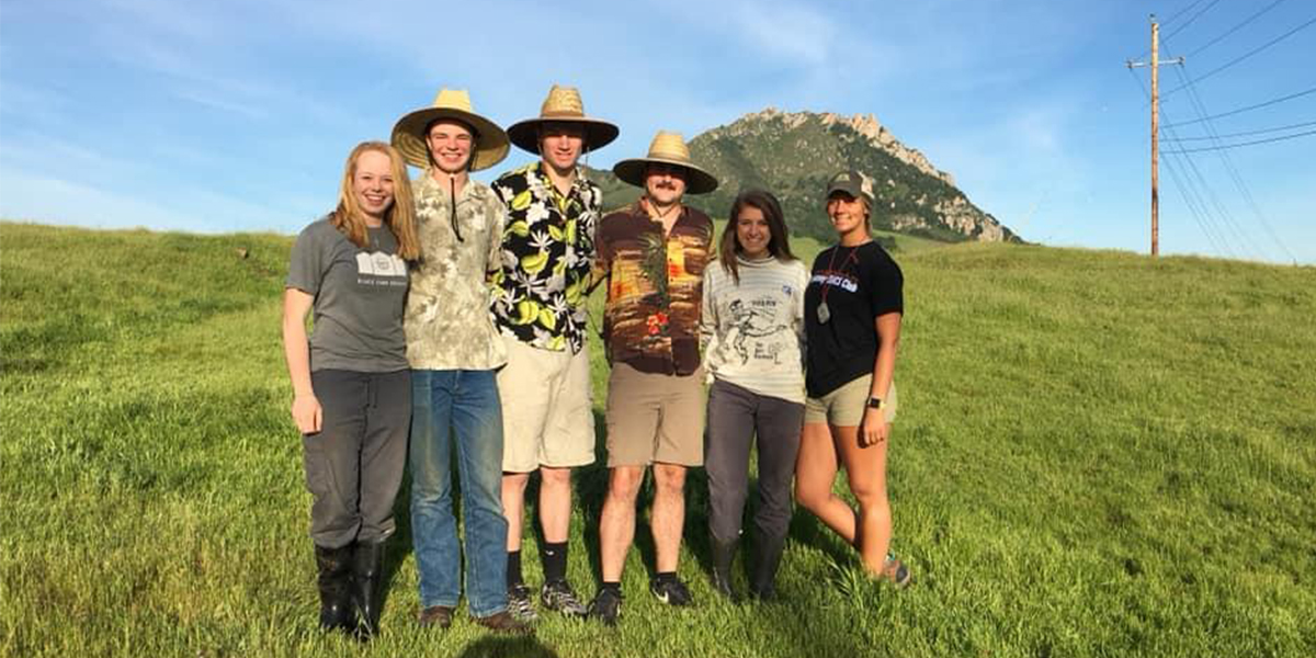 The collegiate soils “A” team competed in the National Collegiate Soils Competition in San Luis Obispo, California.