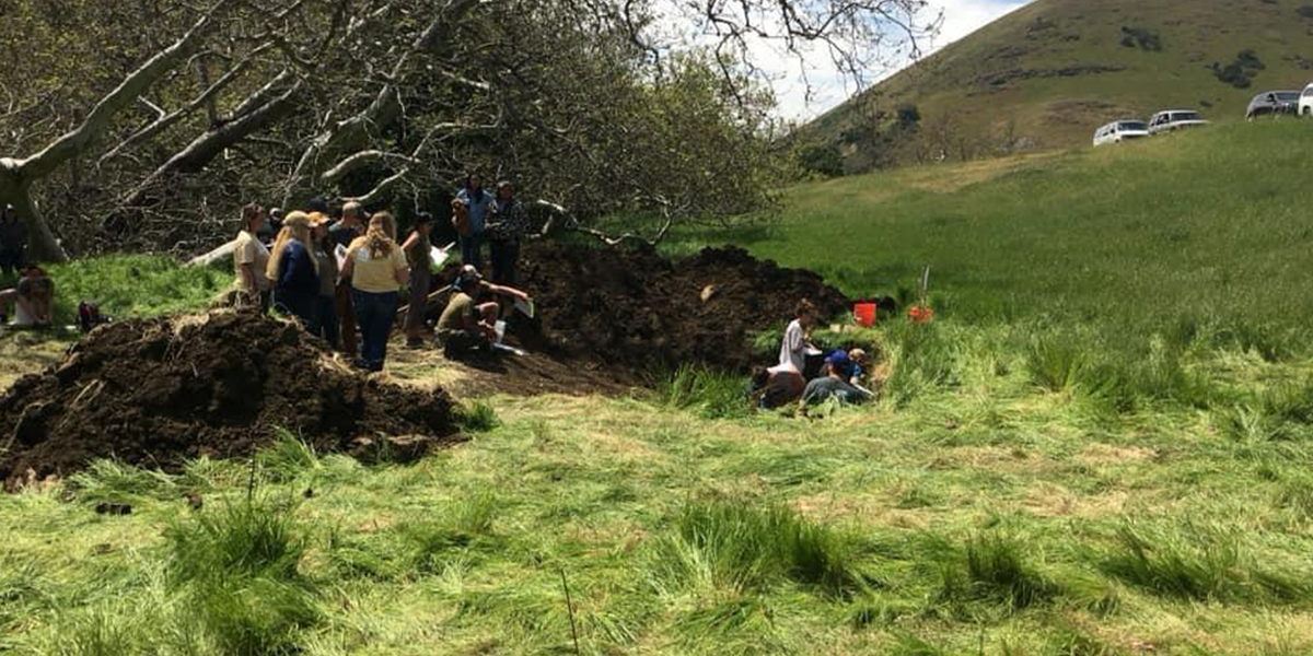 The collegiate soils “A” team competed in the National Collegiate Soils Competition in San Luis Obispo, California.