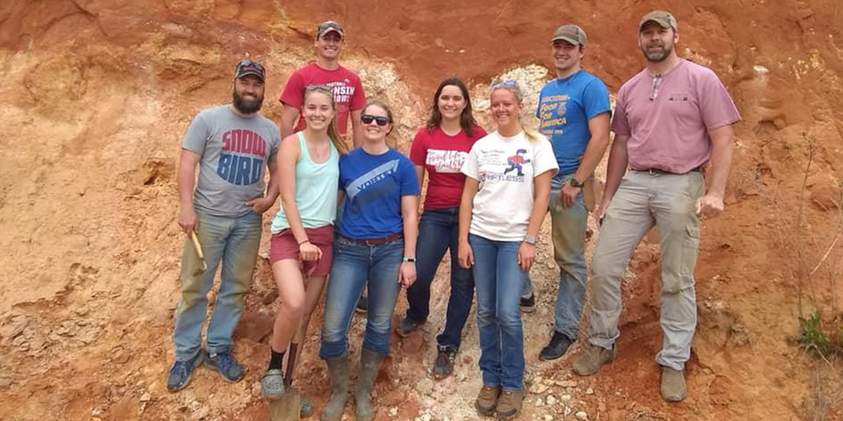 The collegiate soils “B” team competed in the North American Colleges and Teachers in Agriculture Student Judging Contest in Murray, Kentucky.