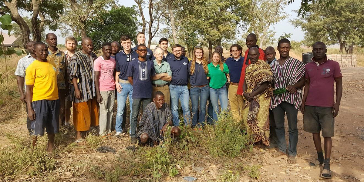 Engineers without Borders meeting the community