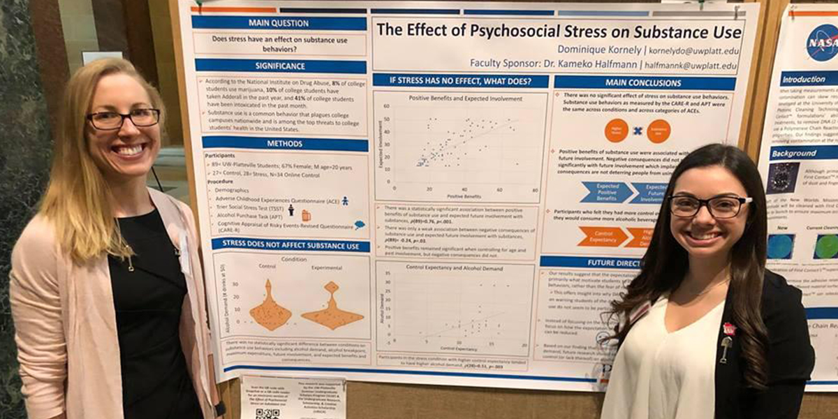 The Effects of Psychosocial Stress on Substance Use at Research in the Rotunda