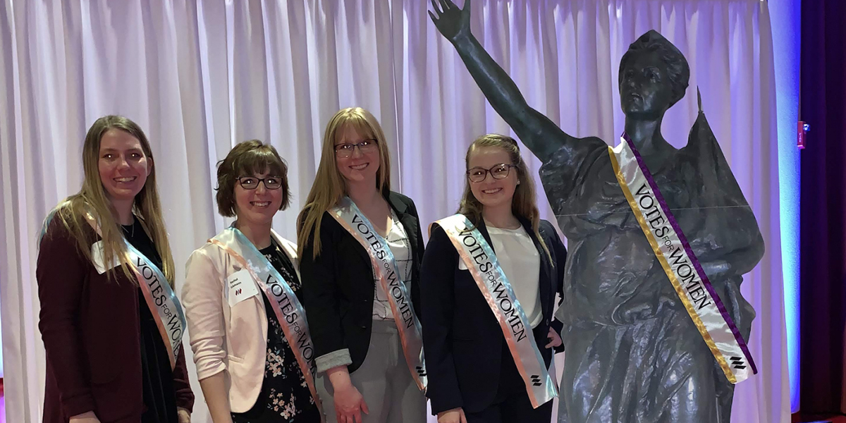 Students at the Wisconsin Women in Government Scholarship and Recognition Gala