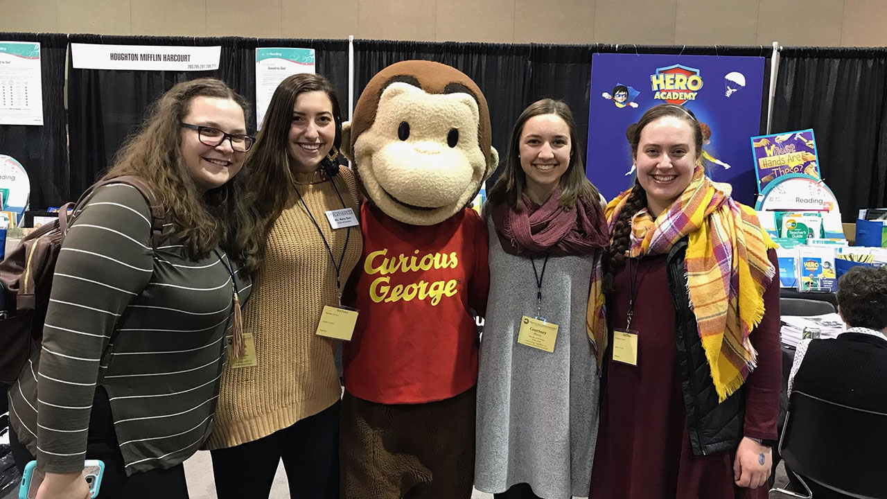 Pictured left to right are Hannah Williams, Maria Bast, Courtney Miess and Abigail Parker.