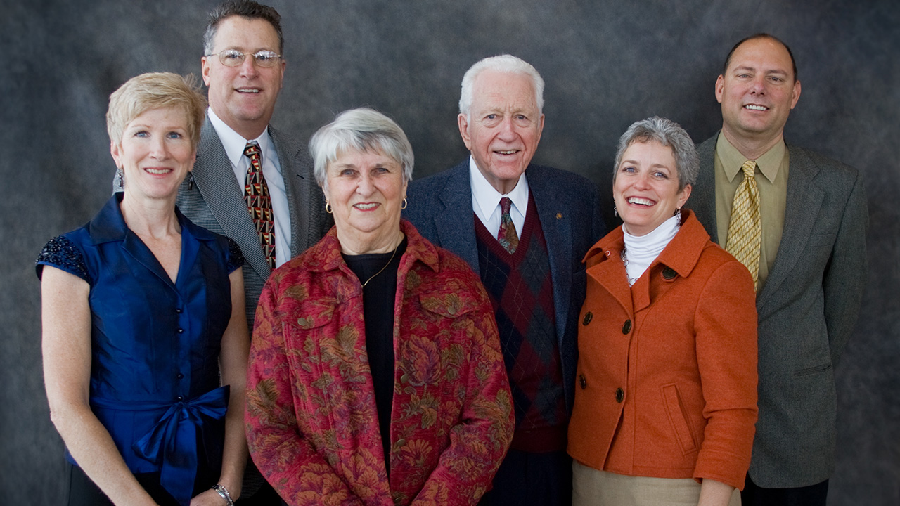 Pictured left to right are Terry and John Busby, Lois and Ed Busby, and Paula (Busby) and Ralph Latta. 