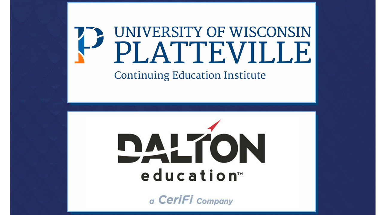 Dalton and UW-Platteville logos