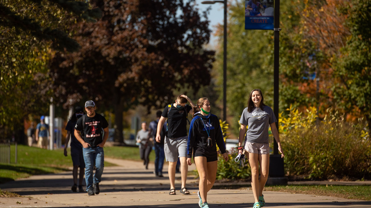 Campus in fall