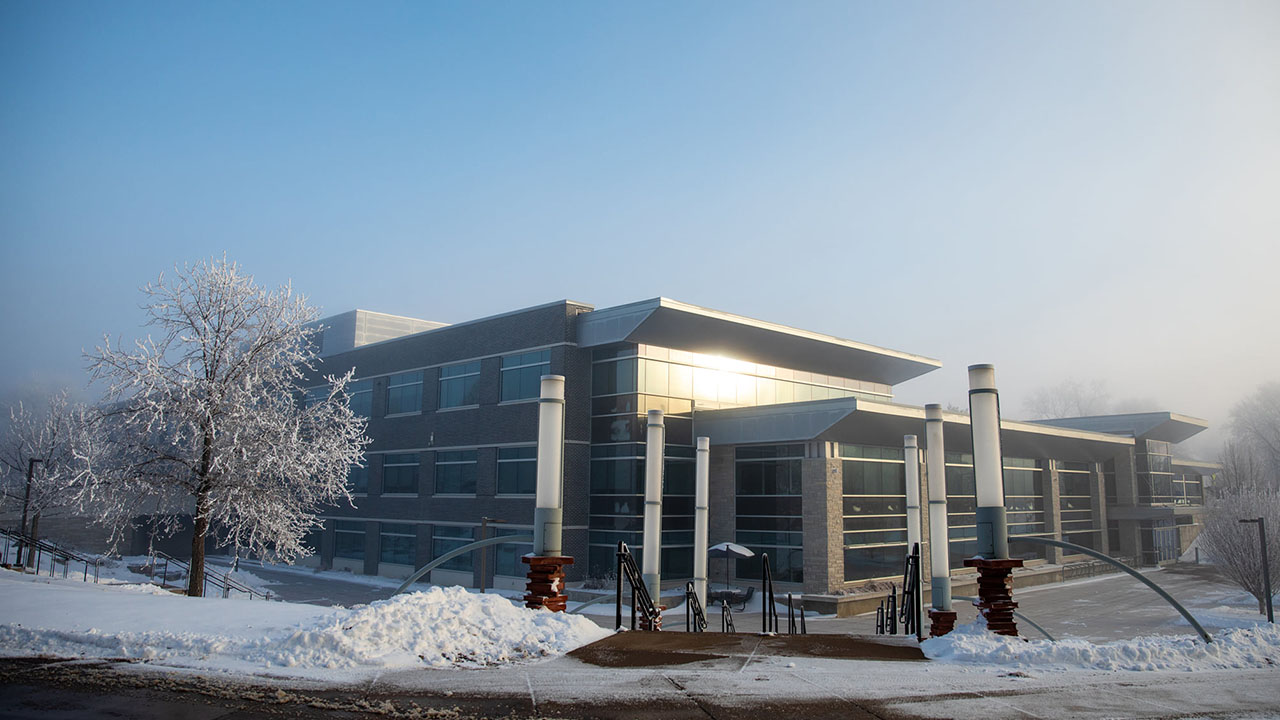 Ullsvik Hall in Winter