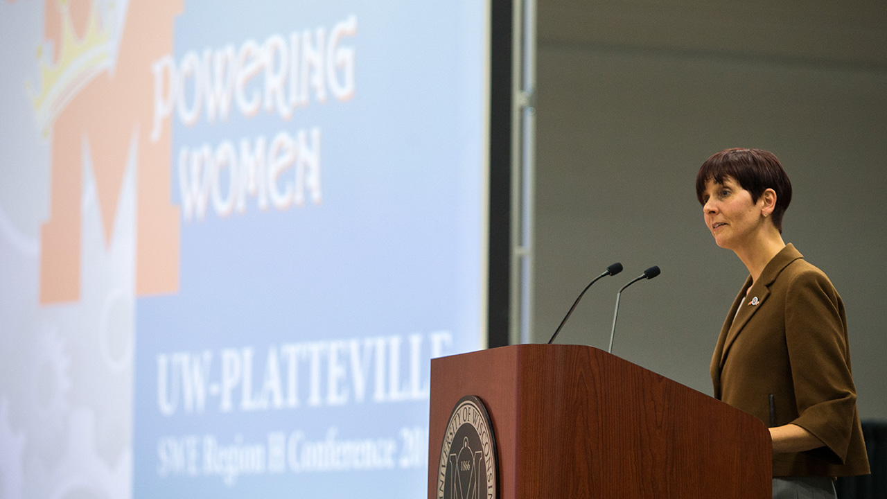 Dr. Molly Gribb, dean of the College of Engineering, Mathematics and Science