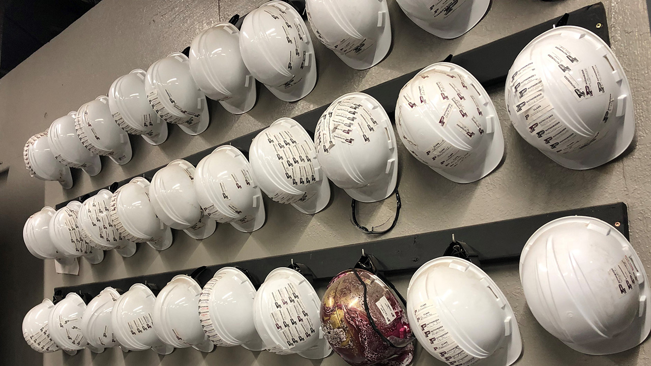 Potosi shop hardhat wall