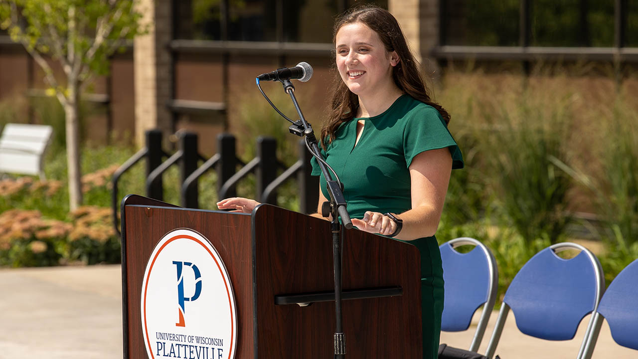 Kurstin Frey, Student Senate President 