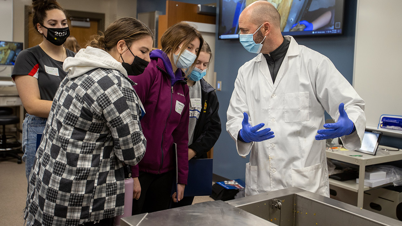 Students at Medical Exploration Day