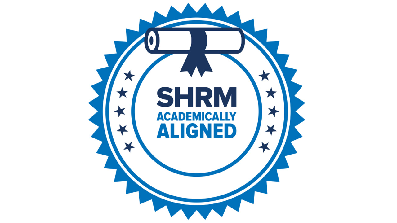 SHRM academically aligned badge