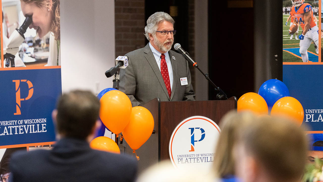 Scott Baumgartner, chair of the UW-Platteville Foundation