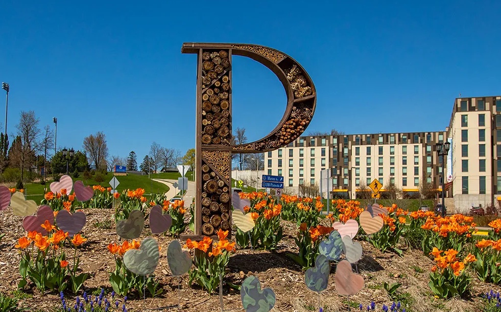 UW-Platteville "P"