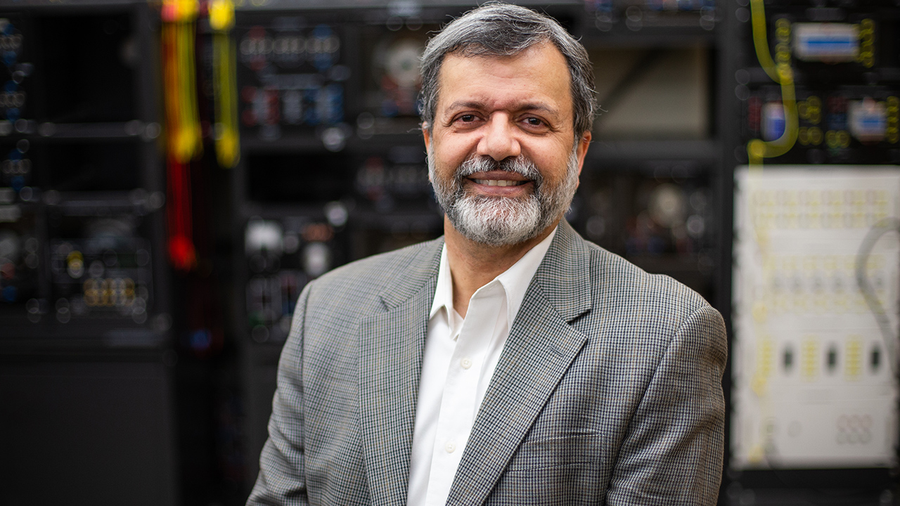 Dr. Asad Azemi, professor and chair of the Department of Electrical and Computer Engineering