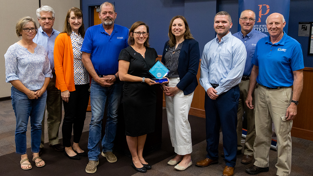 UW-Platteville is recognized with the 2023 Energy Efficiency Excellence Award.