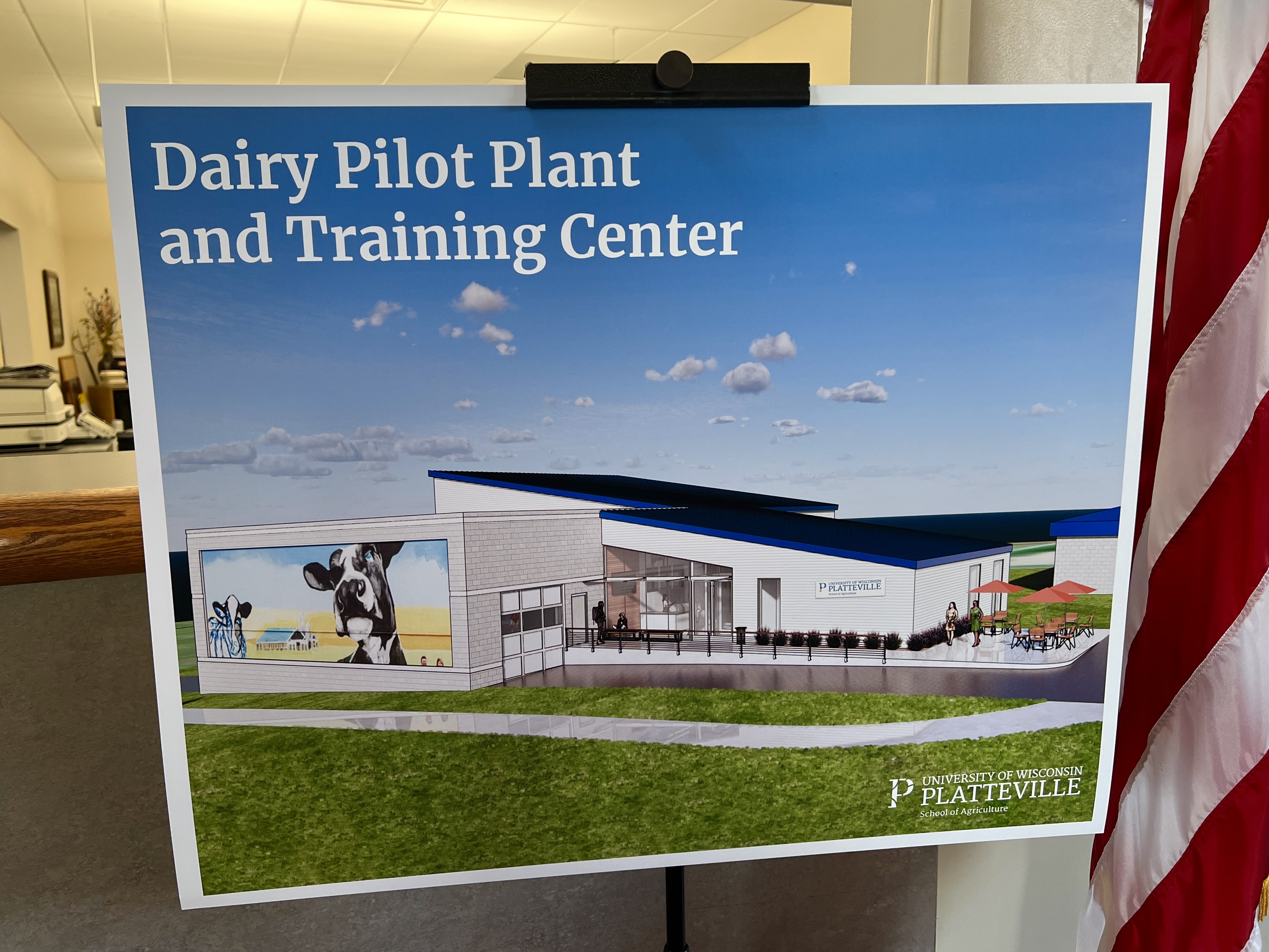 Conceptual drawing of Dairy Pilot Plant and Training Center