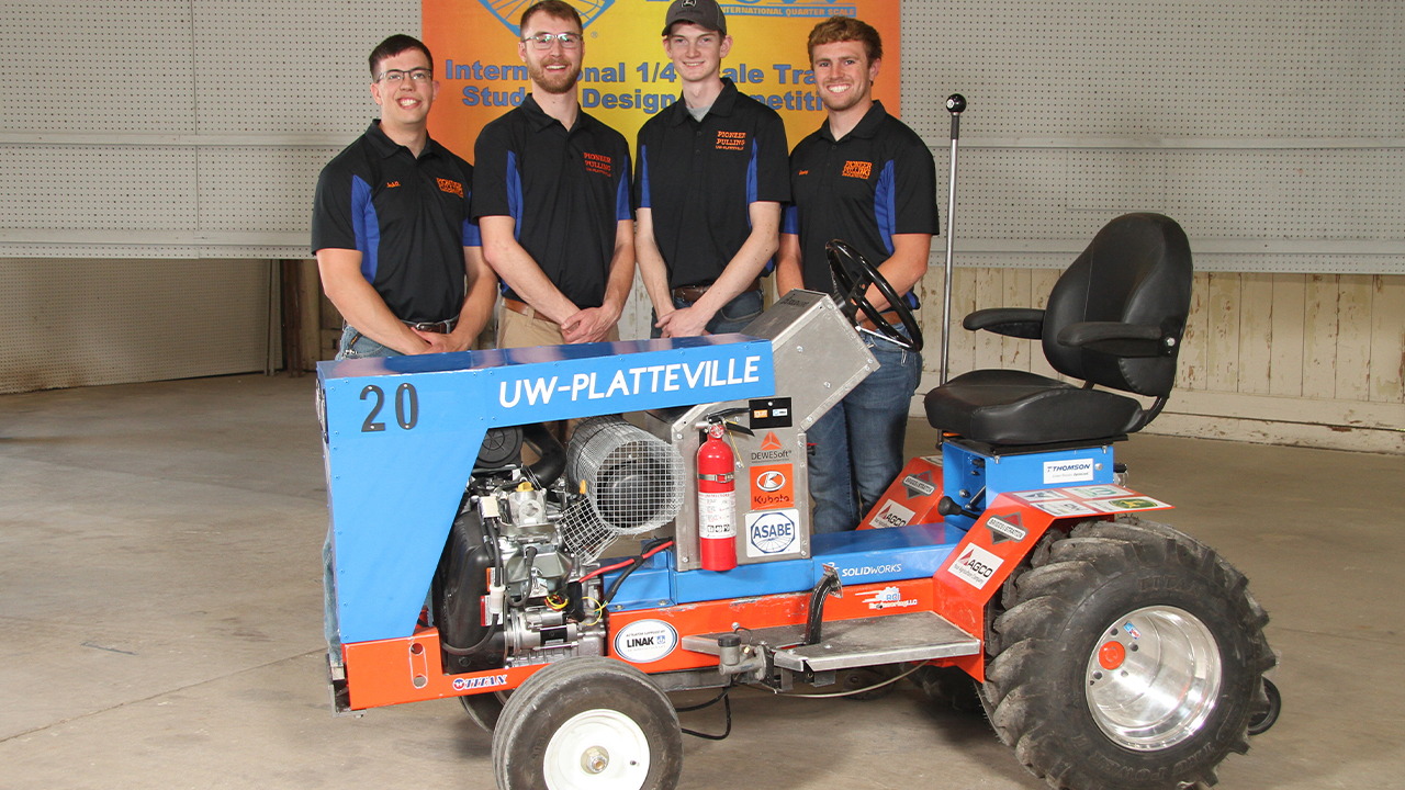 Pictured from left to right are team members Joshua Van Sluytman, James Wendt, Jonathan Hardy and Mitchell Geary (Not pictured: Ella Rursch). 