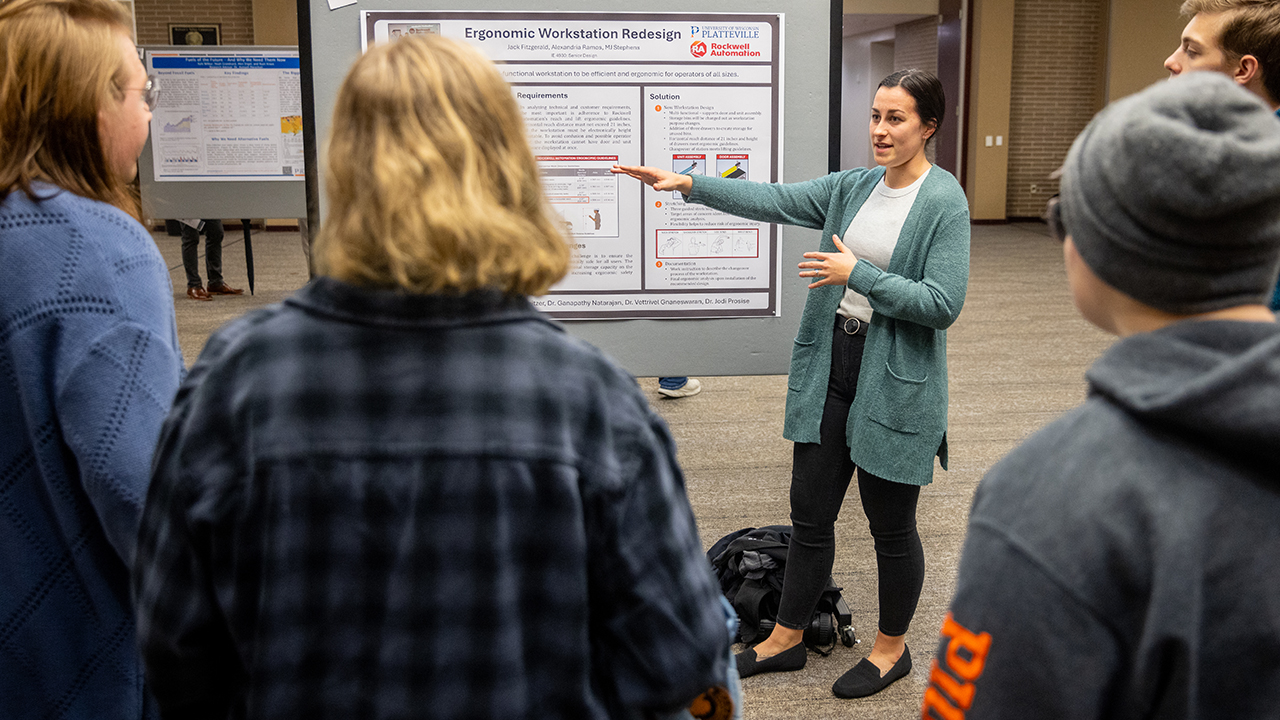 More than 100 students participated in the Innovation Showcase, highlighting their creative and scholarly achievements. 