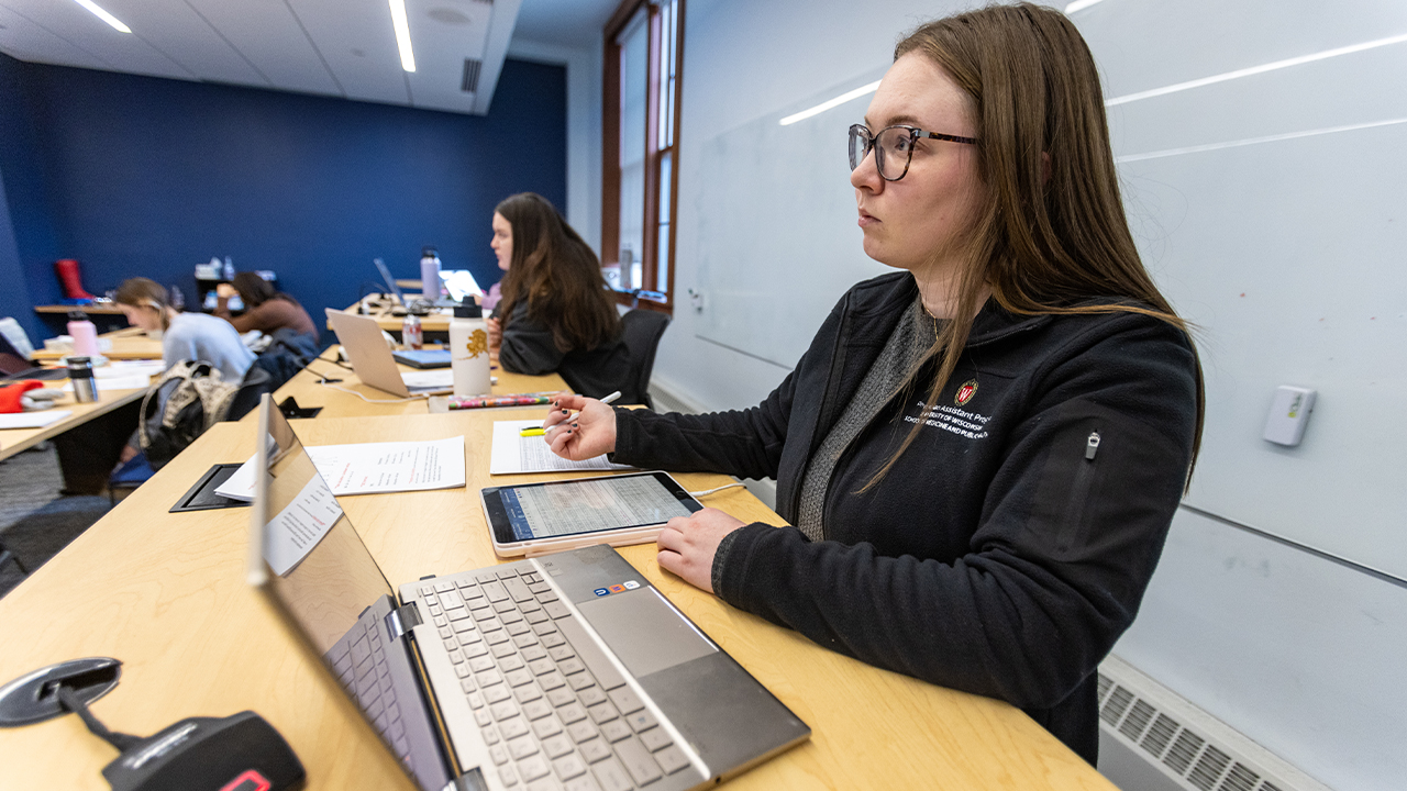 "I watched the program flourish from the idea of the program all the way up to the program becoming a reality," said PA student Cheyenne Koeppen. "It's a very personal experience for me to be back here and a part of it."