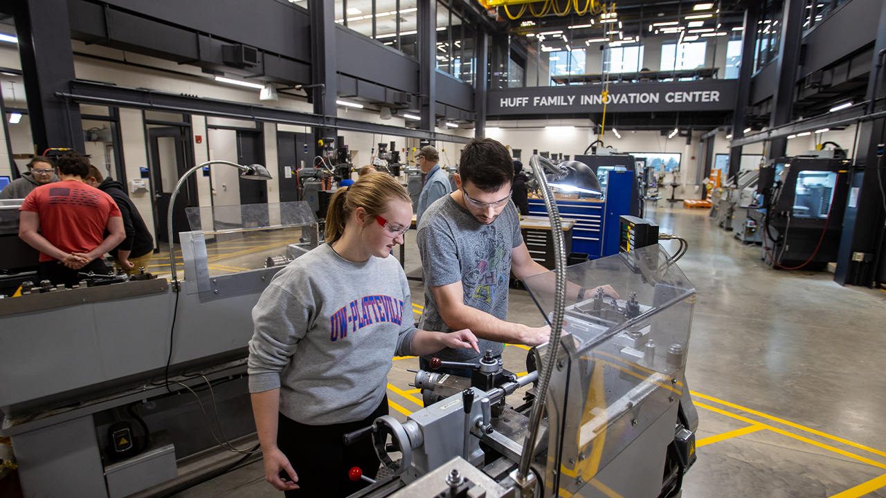 The Huff Family Innovation Center at Sesquicentennial Hall.