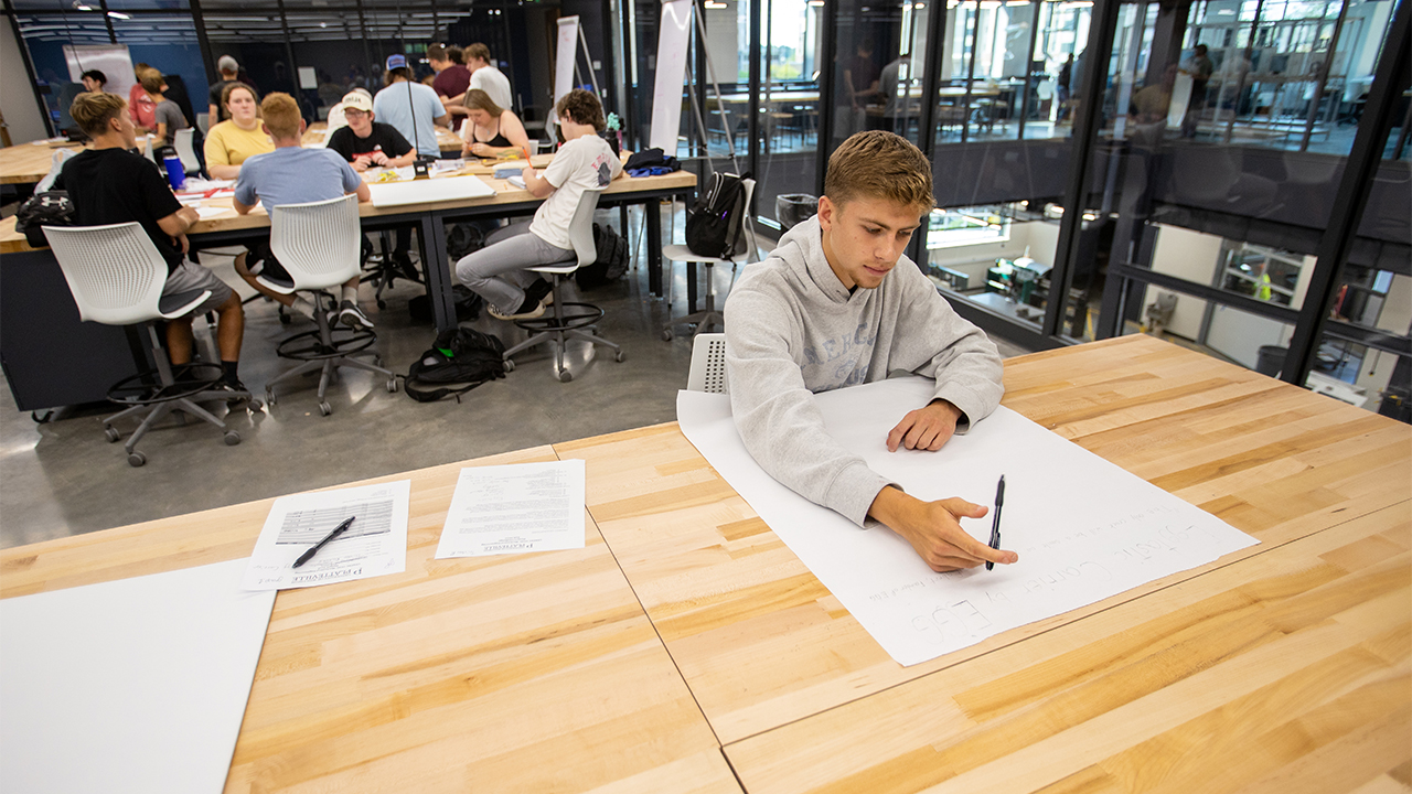“It’s a place where students can connect with peers and professors in an environment that encourages learning, collaboration and turning dreams into reality,’ said Andrew Jeanetta, an environmental science and conservation and biology major.