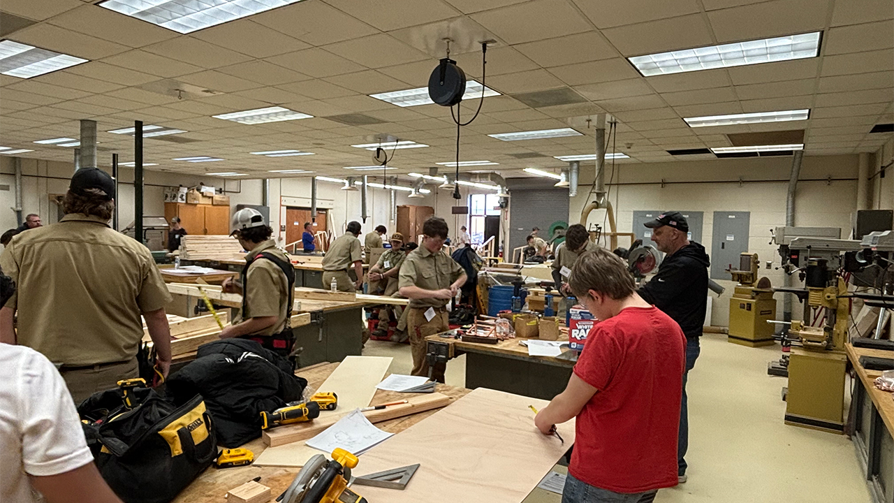 Third annual regional SkillsUSA competition. Photo credit: Dr. Wayne Weber.