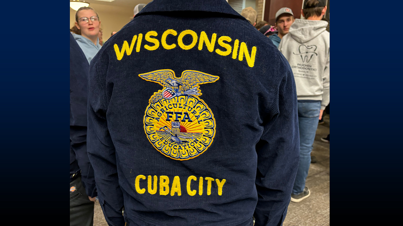 100 FFA chapters from across the state, ranging from local school districts to those from Milwaukee, Green Bay, Wausau and La Crosse.