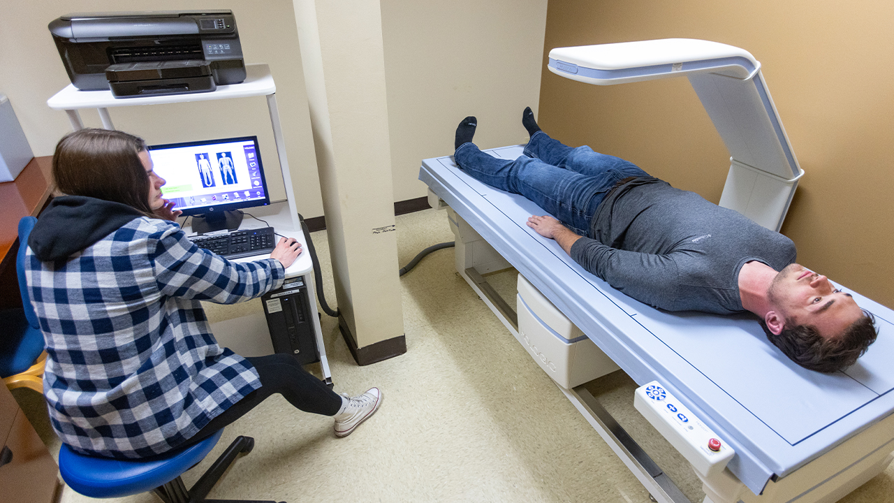 The Exercise Science Lab at UW-Platteville. 