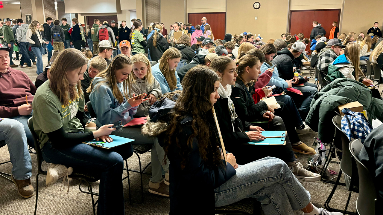 2,000 students participated in UW-Platteville's FFA Career Development Events.