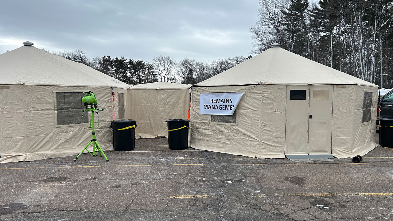 The group relied on Western Shelter tents which are designed to endure extreme conditions.