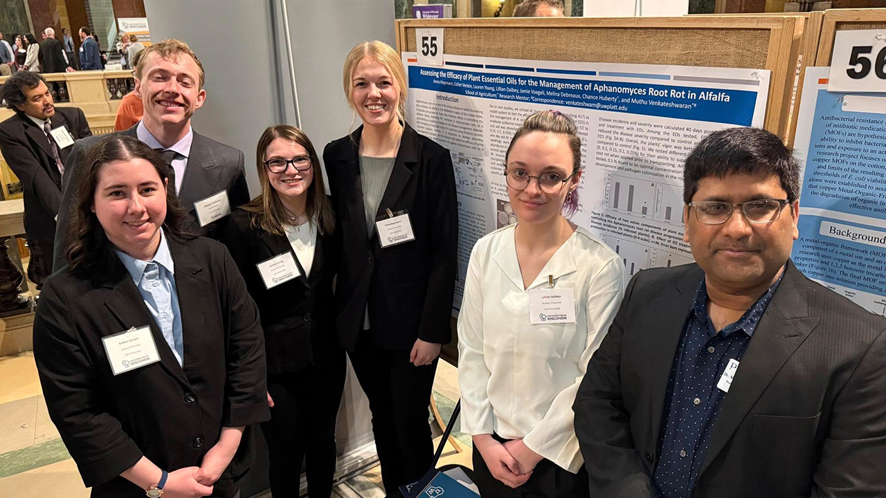 Esther Vertein, Chance Huberty, Lauren Young, Anna Hagemann, El Dalbey and Dr. Muthu Venkateswharan