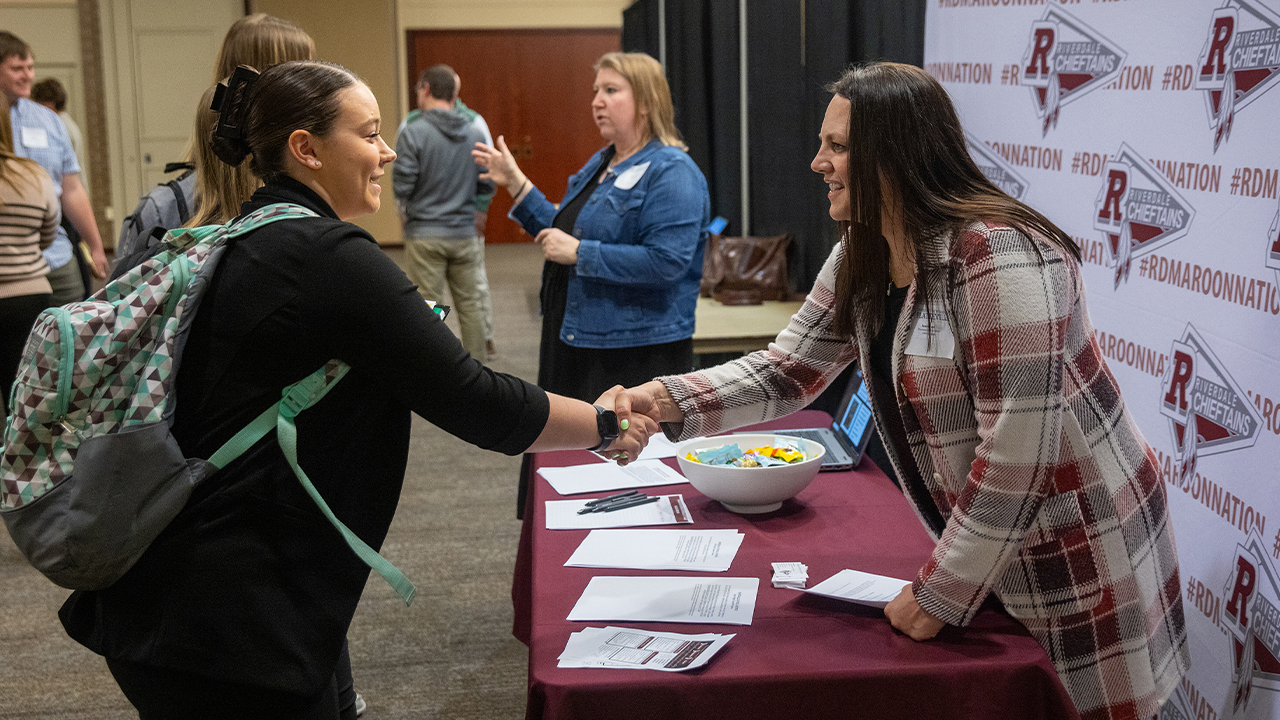 The Job Fair provides an opportunity for students to connect with educational partners and build professional relationships.