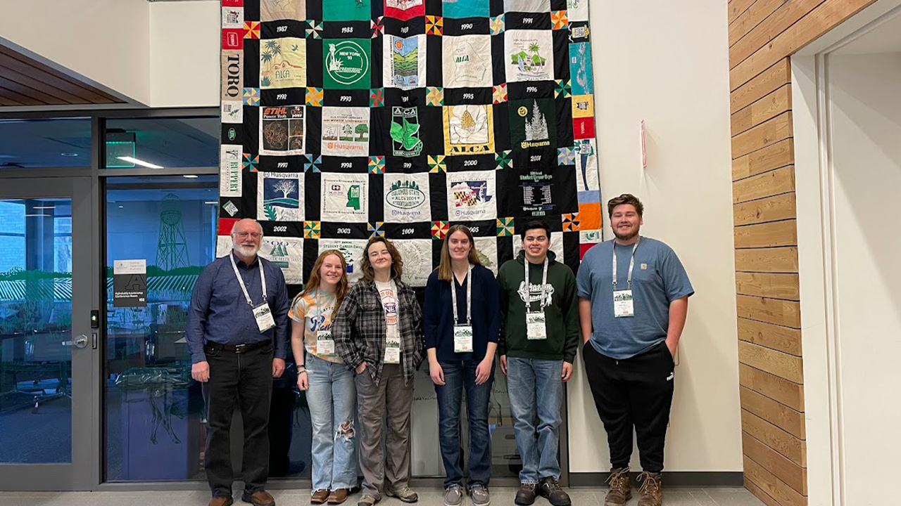 Michael Compton, Martha Guelker, Maggie Foster, Amy Luginbuhl, Luis Avila Vette and Max Jacobs travelled through a blizzard to attend the event.
