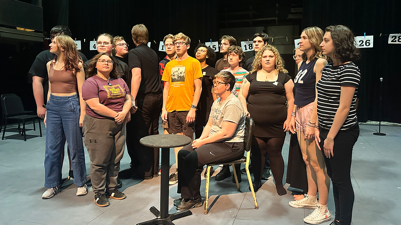 “This is an amazing opportunity to show our audiences something a little unusual while still featuring our talented student performers and designers," said Ann Dillon Farrelly, professor of theatre and production director..
