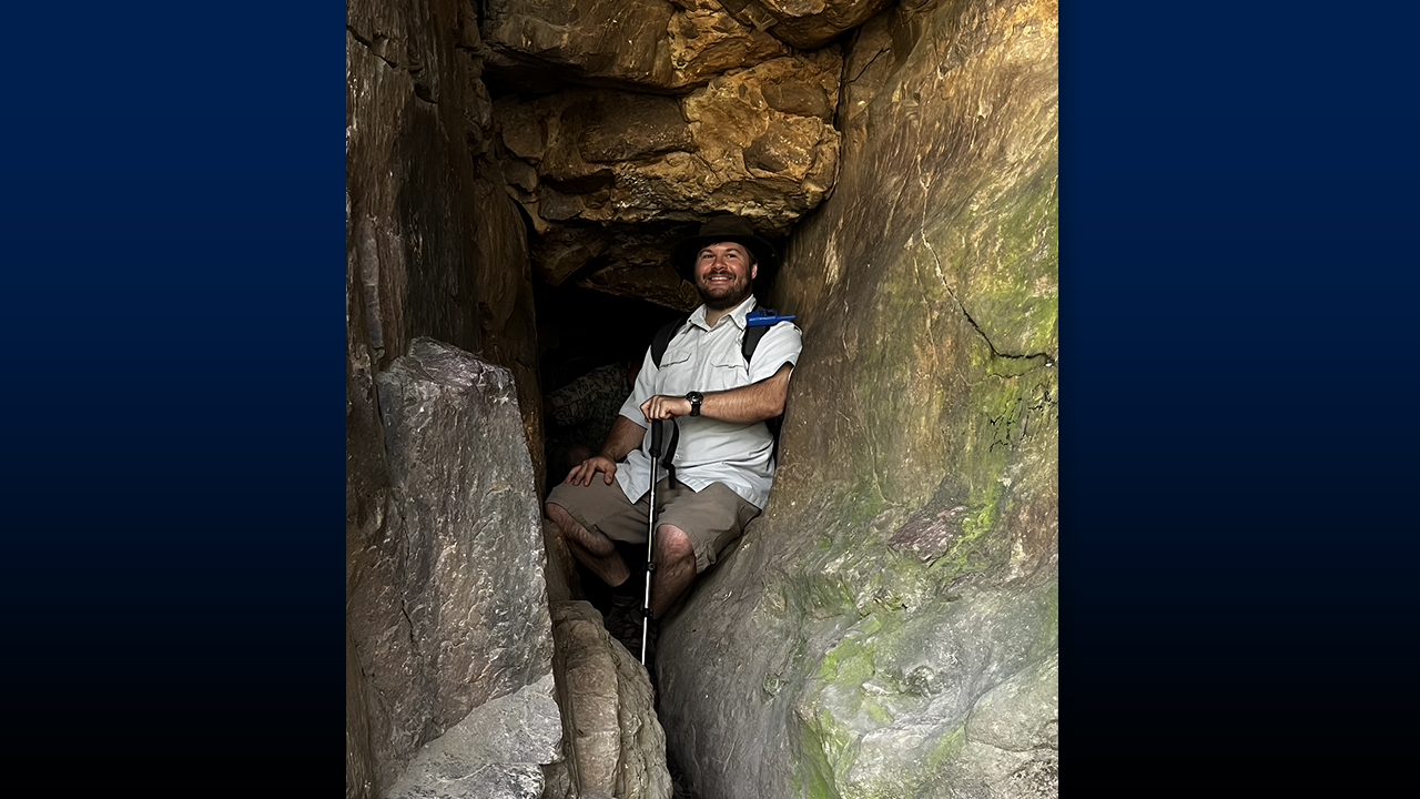 Each semester, Berglund takes students to explore the geology of Devil’s Lake State Park.