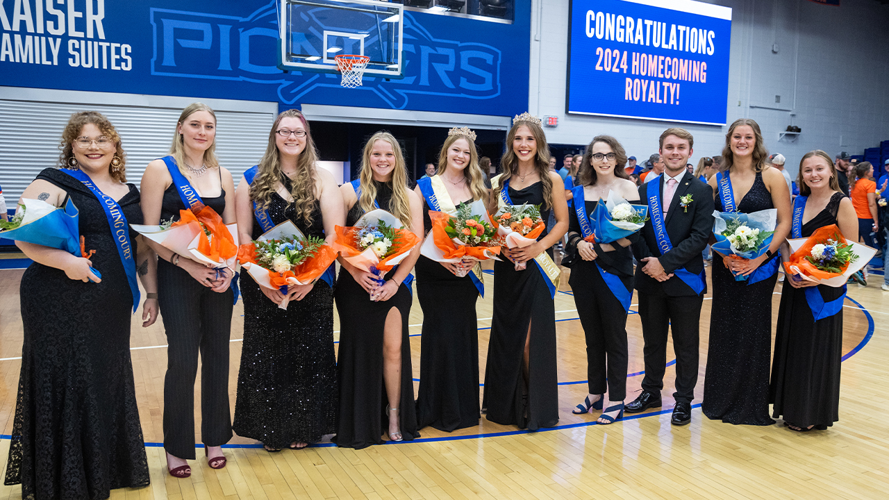 The coronation of Homecoming Royalty happens on Thursday, October 2, at 7 p.m. in Bo Ryan Court. 