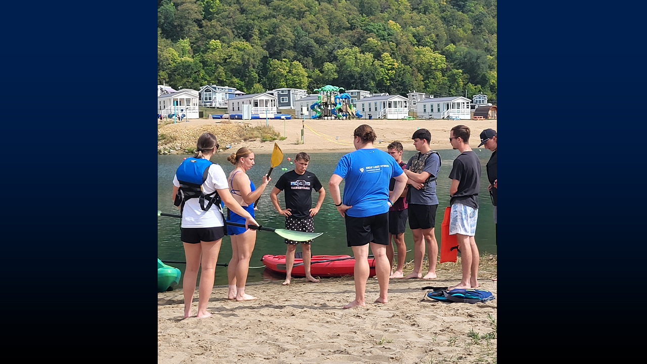 Students in HHP 3390: Lifetime and Outdoor Activities traded the classroom for kayaks last week as they wrapped up their paddle sports unit with scenic trips to Coconut Cove and the Grant River. 