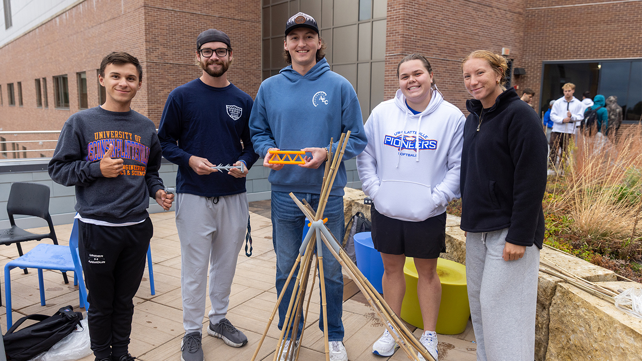 “While some might think this project was out of the scope for this class, I would argue that gaining skills to work as a team is central for survival whether it be in the outdoors or in their future careers,” said Professor Gail Hoffman. 