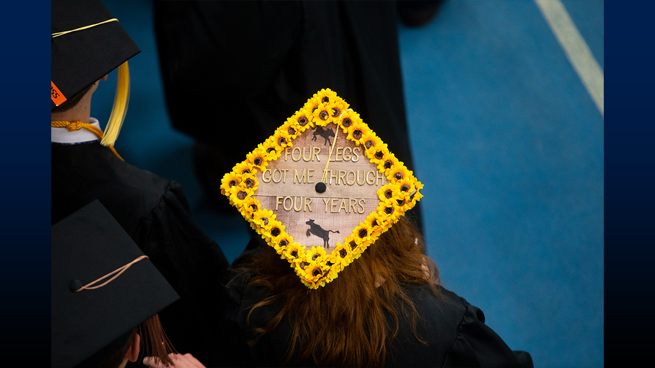 At 12:30-2:00 p.m., the university will welcome families and guests for the College of Business, Industry, Life Science and Agriculture commencement ceremony. 