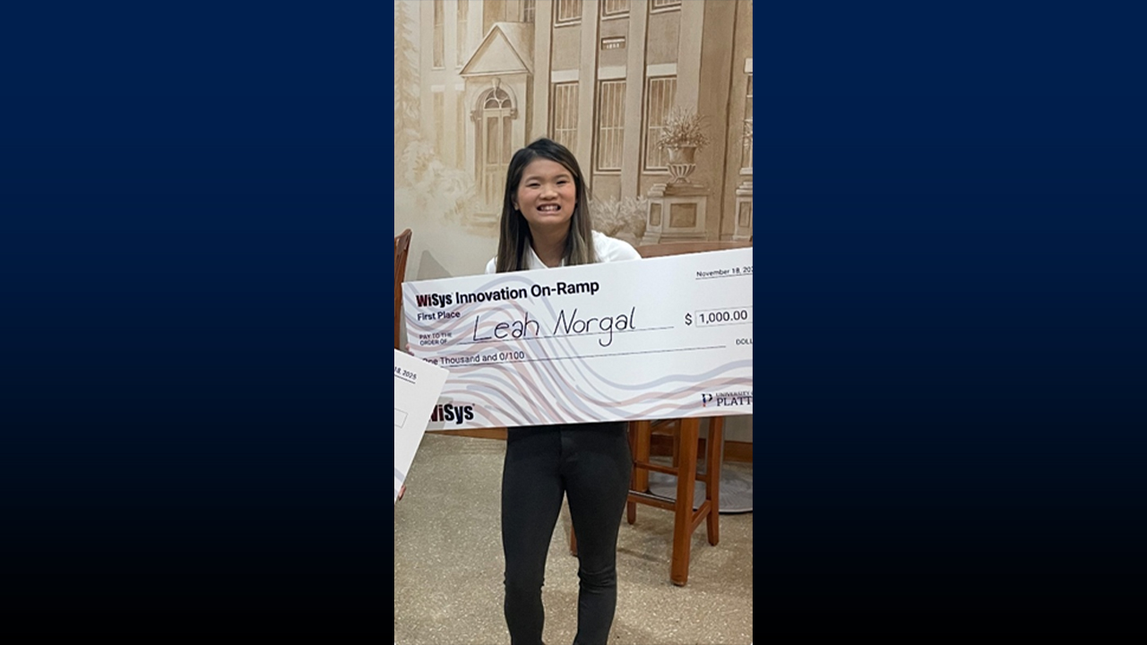 “Being recognized with this award shows me that people genuinely value my ideas,” said Norgal. 