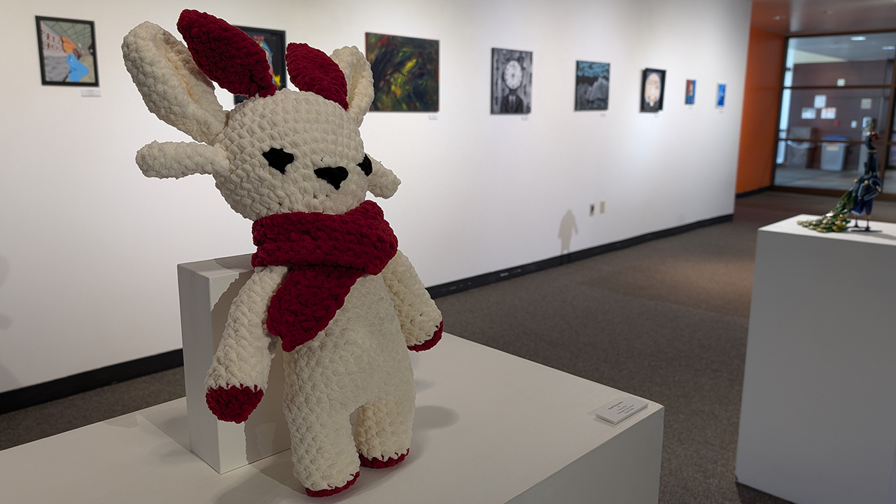 A variety of mediums are represented throughout the 2025 AWA WRAP-Teen High School Art Show at Nohr Gallery.