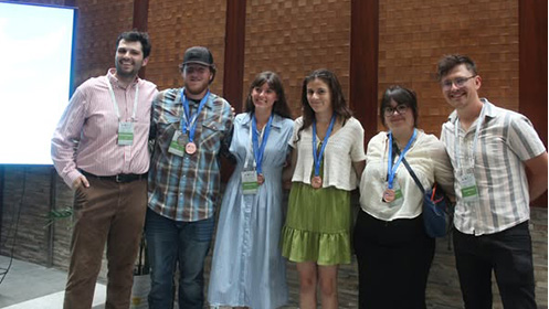 Members of Team USA-Stars pose as a group at the 5th International Soils Competition in China's eastern Jiangsu province in June.
