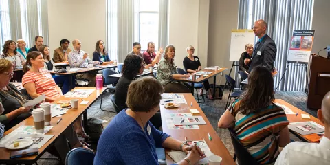 Representatives from the Master of Physician Assistant Studies program at UW-Madison joined UW-Platteville representatives and area health care professionals to discuss expanding UW-Madison’s PA program to UW-Platteville.
