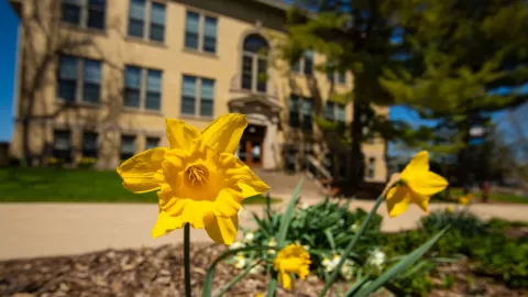 Ullrich Hall in spring