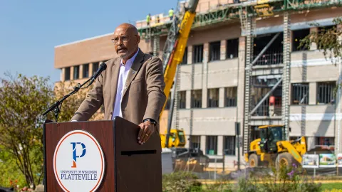 Sesquicentennial Hall Construction Ceremony