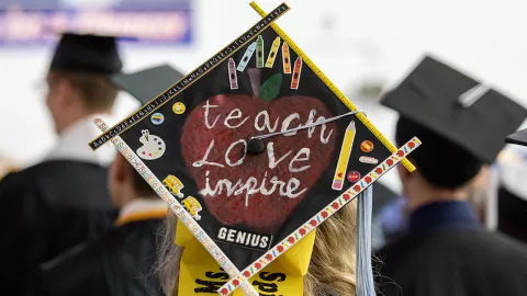 Education grad cap