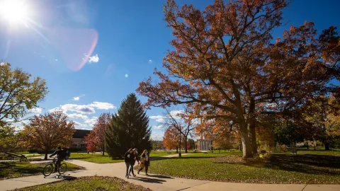 campus in fall